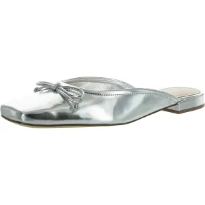 Arezzo Womens Patent Slip-On Mules