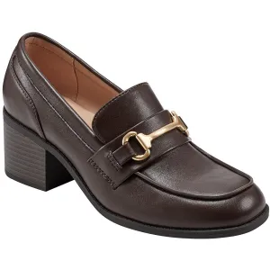 Bandolino Womens Mayble 3 Patent Block Heel Loafer Heels