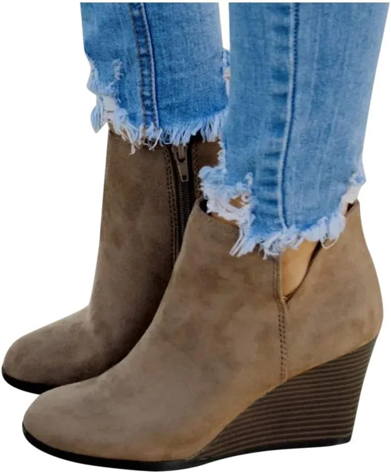 Black Booties Botas Negras Heel Boots for Women Women Business Casual Black and White Boots for Women Ankle Booties Sexy Low Heels Women's Ankle Boots Black