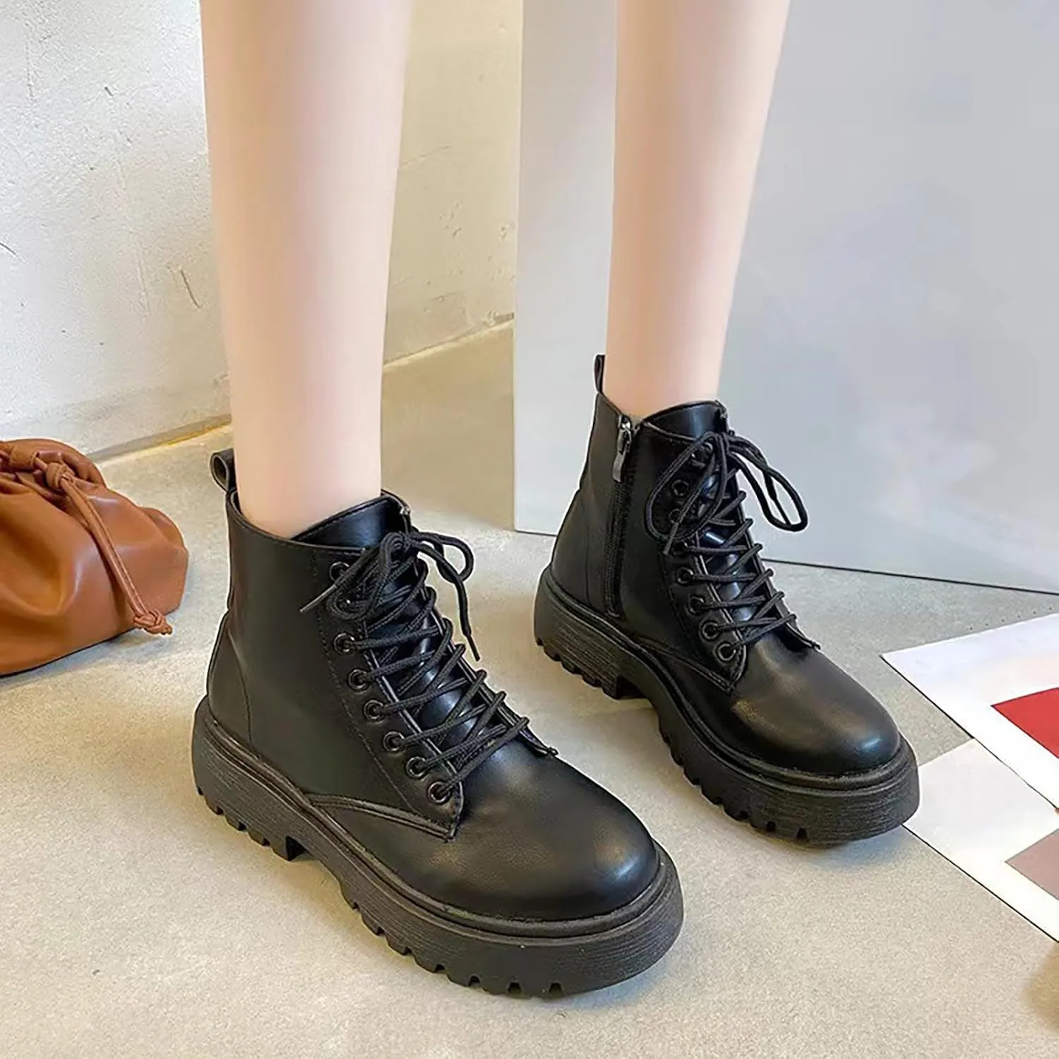Black Booties for Women Cow Print Boots for Women Heel Boots for Women Flat Heel Cowboy Boots Women Womens Fall Booties and Ankle Boots Wedges Women's Wide Width Ankle Booties