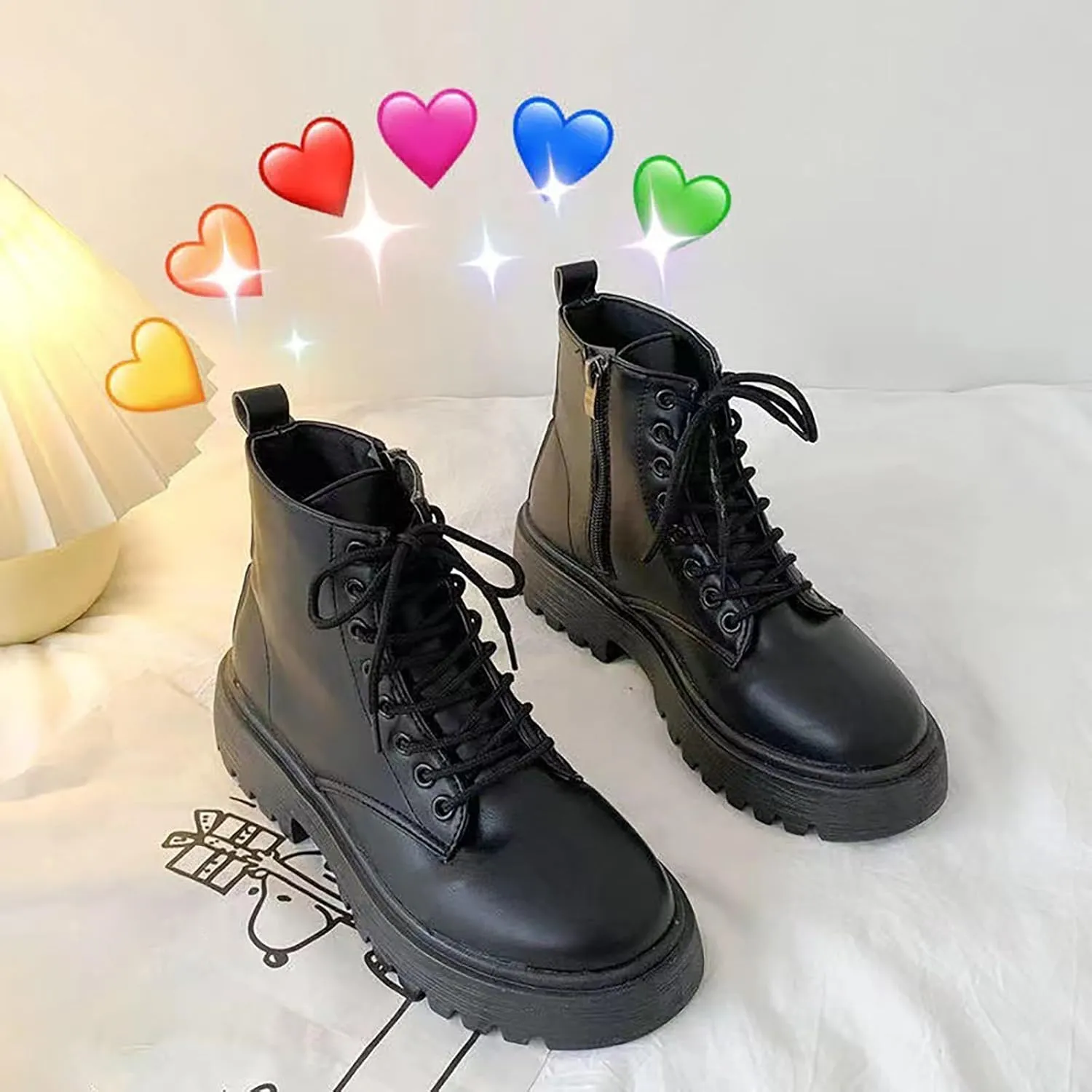Black Booties for Women Cow Print Boots for Women Heel Boots for Women Flat Heel Cowboy Boots Women Womens Fall Booties and Ankle Boots Wedges Women's Wide Width Ankle Booties