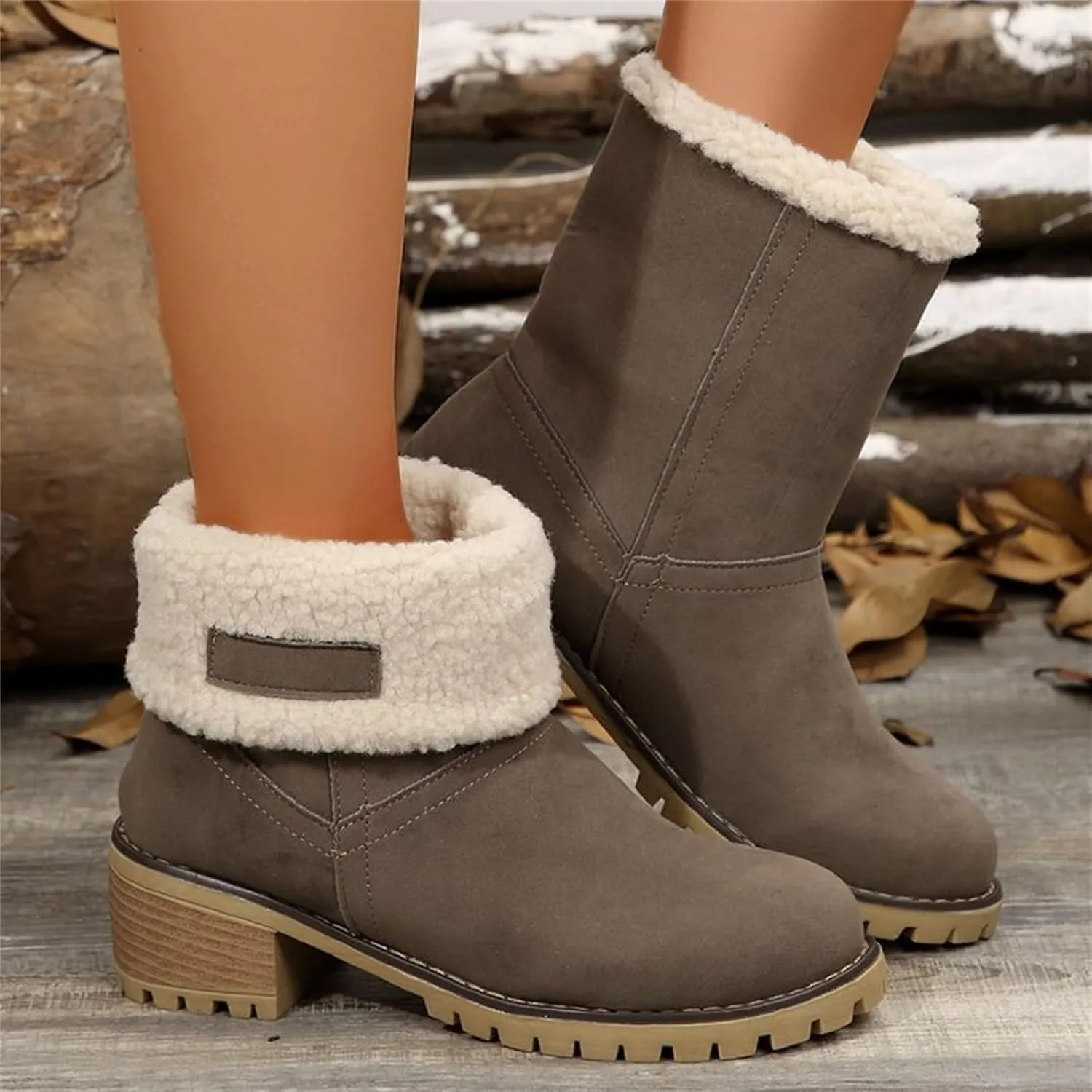 Brown Booties for Women Womens Fall Boots 2024 High Heeled Boots Wide Width Cowboy Boots for Women Black Square toe Ankle Boots for Women Low Heel Small Walking Boot for Sprained Ankle