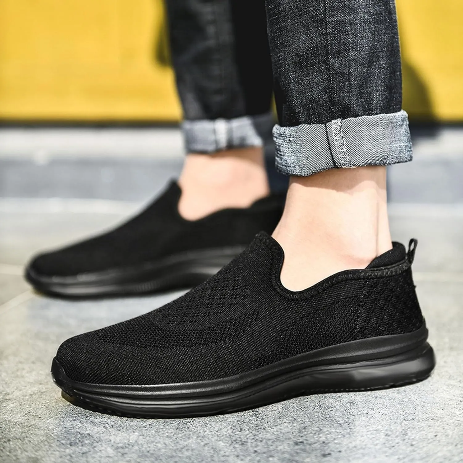 Casual Shoes Lace up Mens Large Size Loafers Outdoor Casual Running Shoes One Stirrup Loafers Sneakers