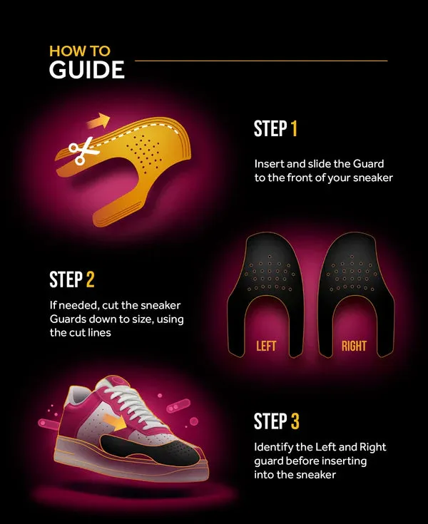 Crep Protect Memory Foam Sneaker Crease Shields