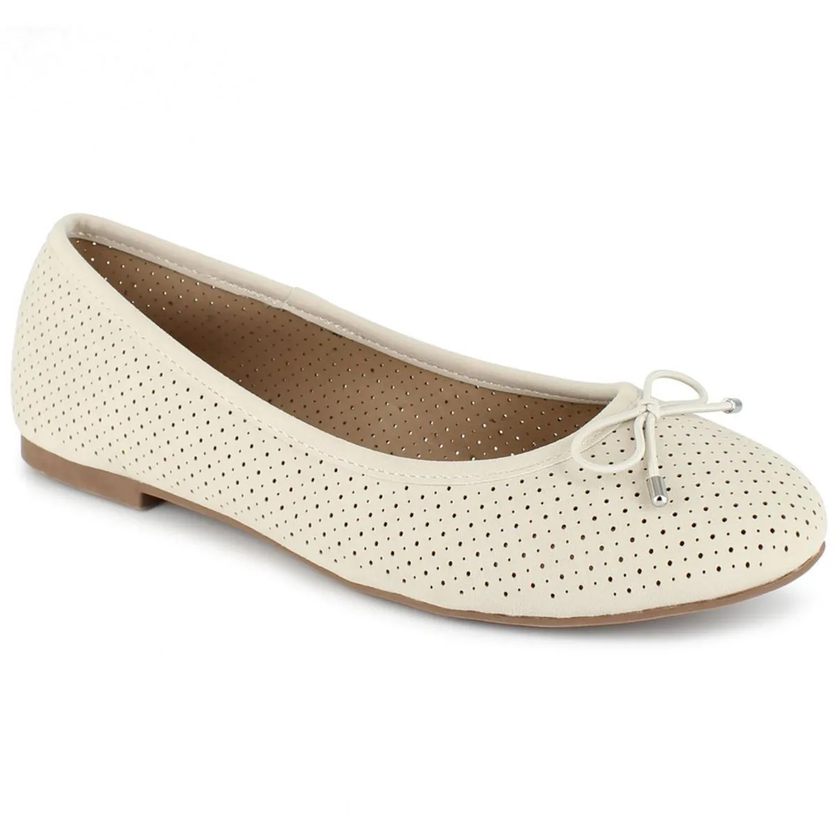Esprit Womens Orly Perforated Slip On Flats