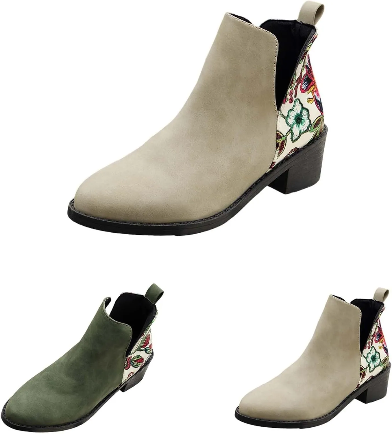 High Heel Ankle Boots for Women Western Booties for Women Orthopedic Boots for Women Winter Women Dressy Wide Width Womens Lace Up Ankle Boots Off White Womens Lace Up Ankle Boots Low Heel