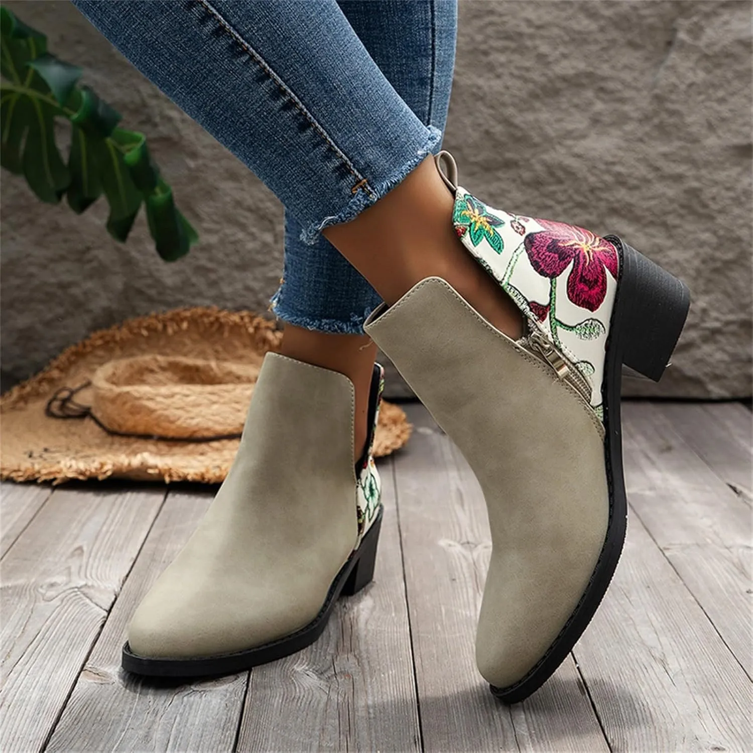 High Heel Ankle Boots for Women Western Booties for Women Orthopedic Boots for Women Winter Women Dressy Wide Width Womens Lace Up Ankle Boots Off White Womens Lace Up Ankle Boots Low Heel