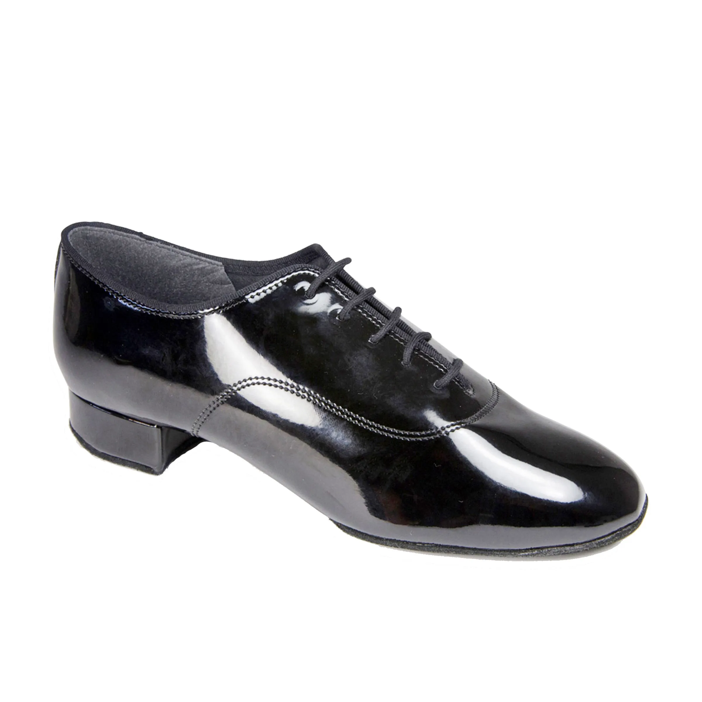International-Mens: Contra Pro: Black Patent  | 1.0" Standard