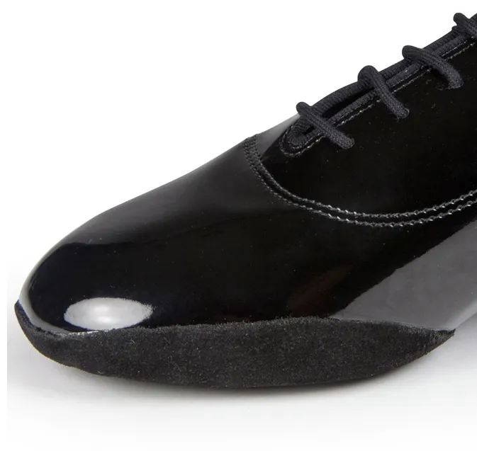 International-Mens: Contra Pro: Black Patent  | 1.0" Standard