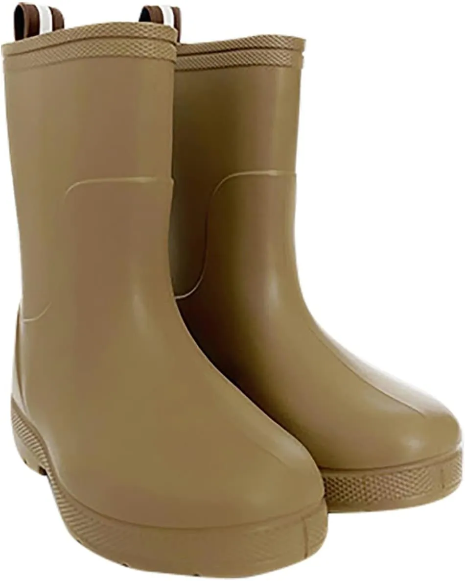 Kids Baby Easy On Rain Shoes Boots for Toddler Short Rain Boots Solid Fashion Shoes
