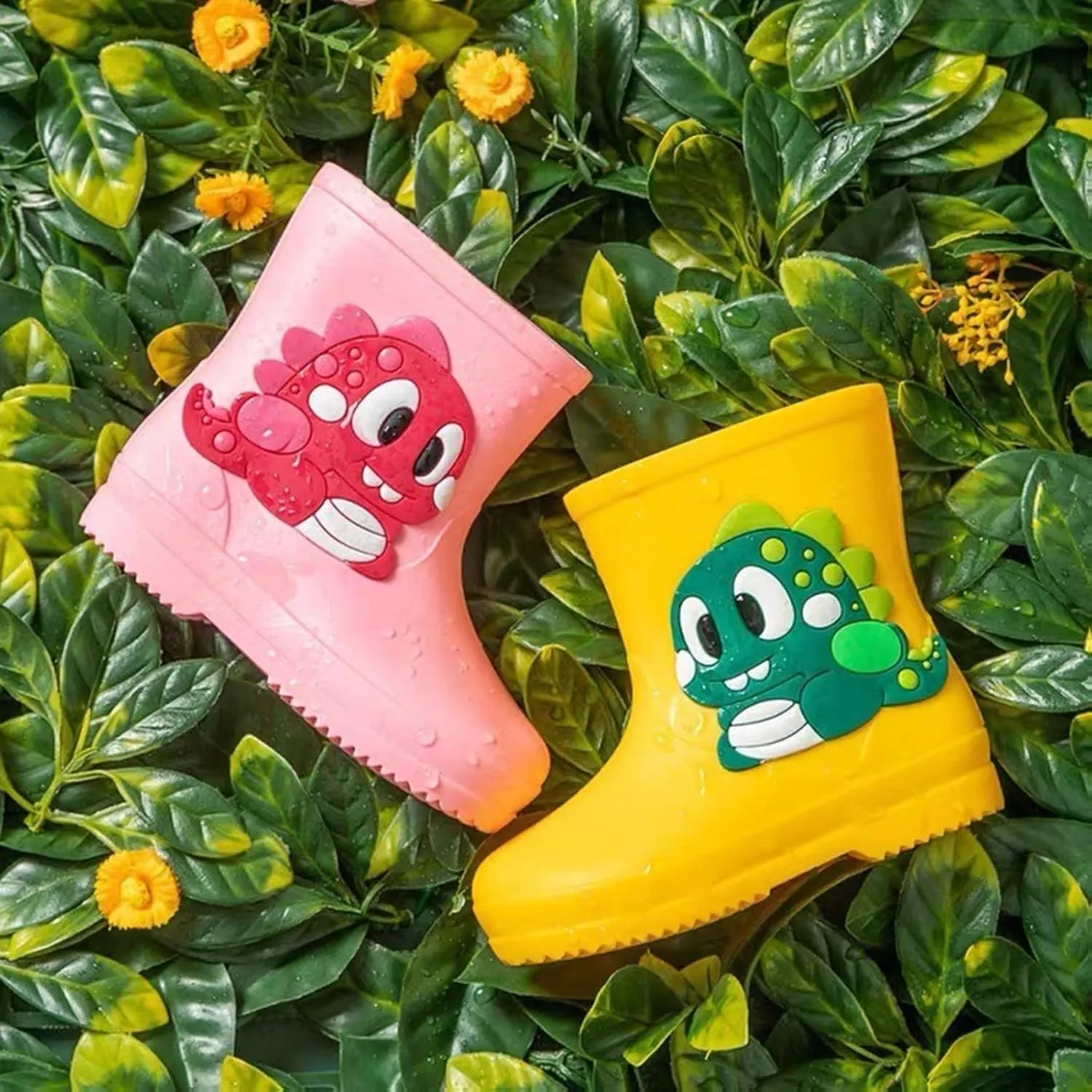 Kids Rain Boots For Boys Girls Waterproo Toddler Cartoo Garden Boots Infant Rain Boots Rain Boots Toddler Girl