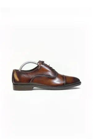 Luxury Brown Handmade Oxfords Shoes