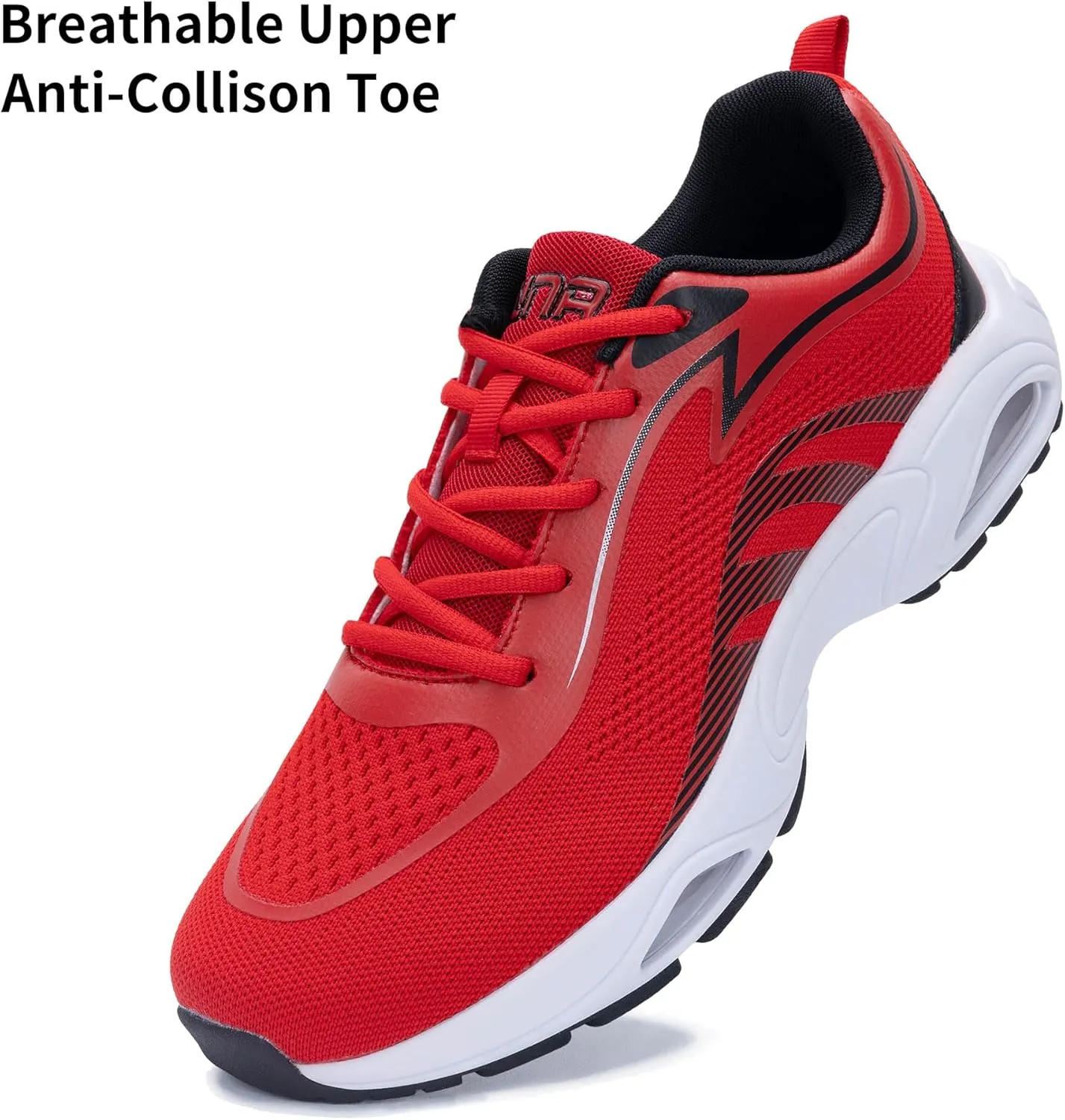 Mens Air Running Shoes Tennis Athletic Sneakers Lightweight Breathable Non Slip Walking Jogging Workout Gym Sports Footwear US 7-13