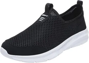 Mens Athletic Shoes Men's Sneakers Tennis Shoe for Men Slip on Shoe for Men Mesh Breathable Sneaker