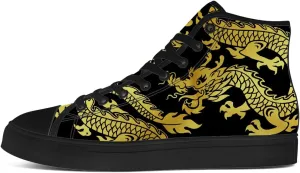 Men's Women's High Top Sneakers High Top Canvas Shoes Dragon Shoes Gifts for Men Women
