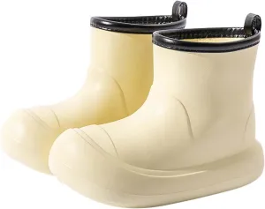 Rain Boots For Kids Waterproo Garden Shoes For Toddler Lightweight Short Solid Platform Rain Boots Kids Rubber Boots