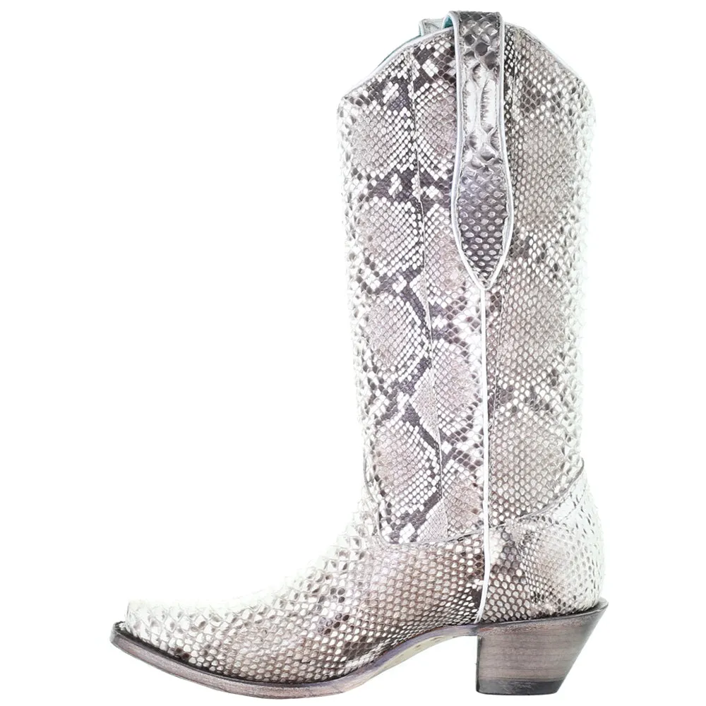 Snakeskin Snip Toe Cowboy Boots