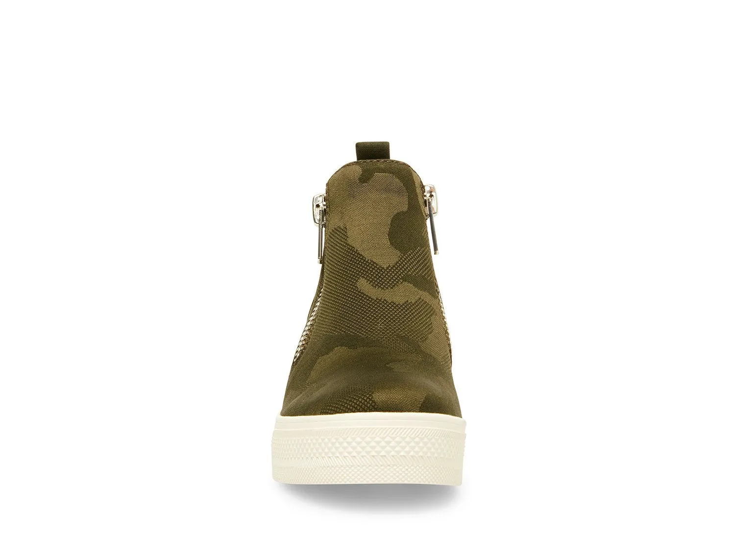 Steve Madden Women's Wedgie Camouflage Platform Wedge Sneakers Ankle Boot Bootie