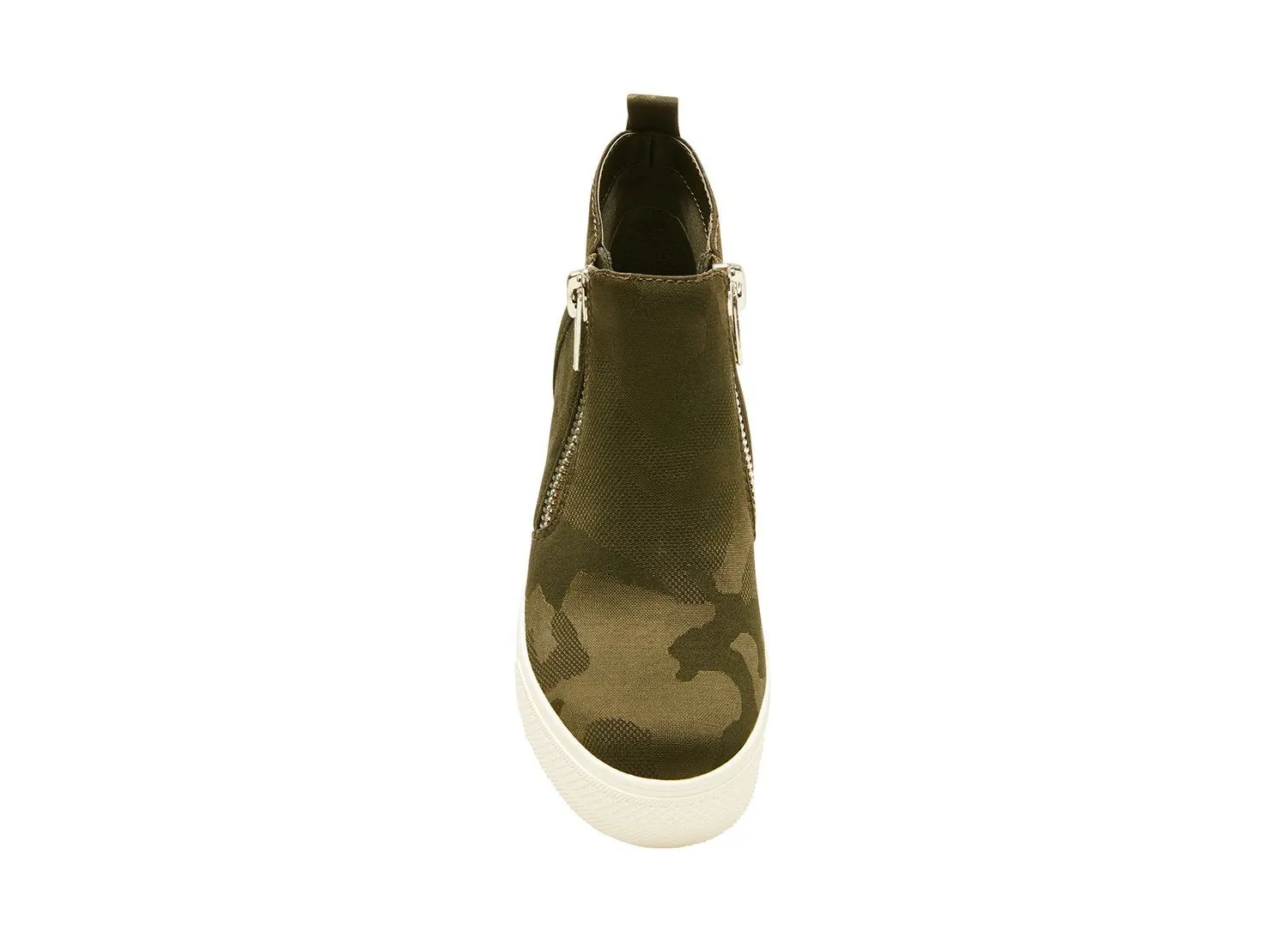 Steve Madden Women's Wedgie Camouflage Platform Wedge Sneakers Ankle Boot Bootie