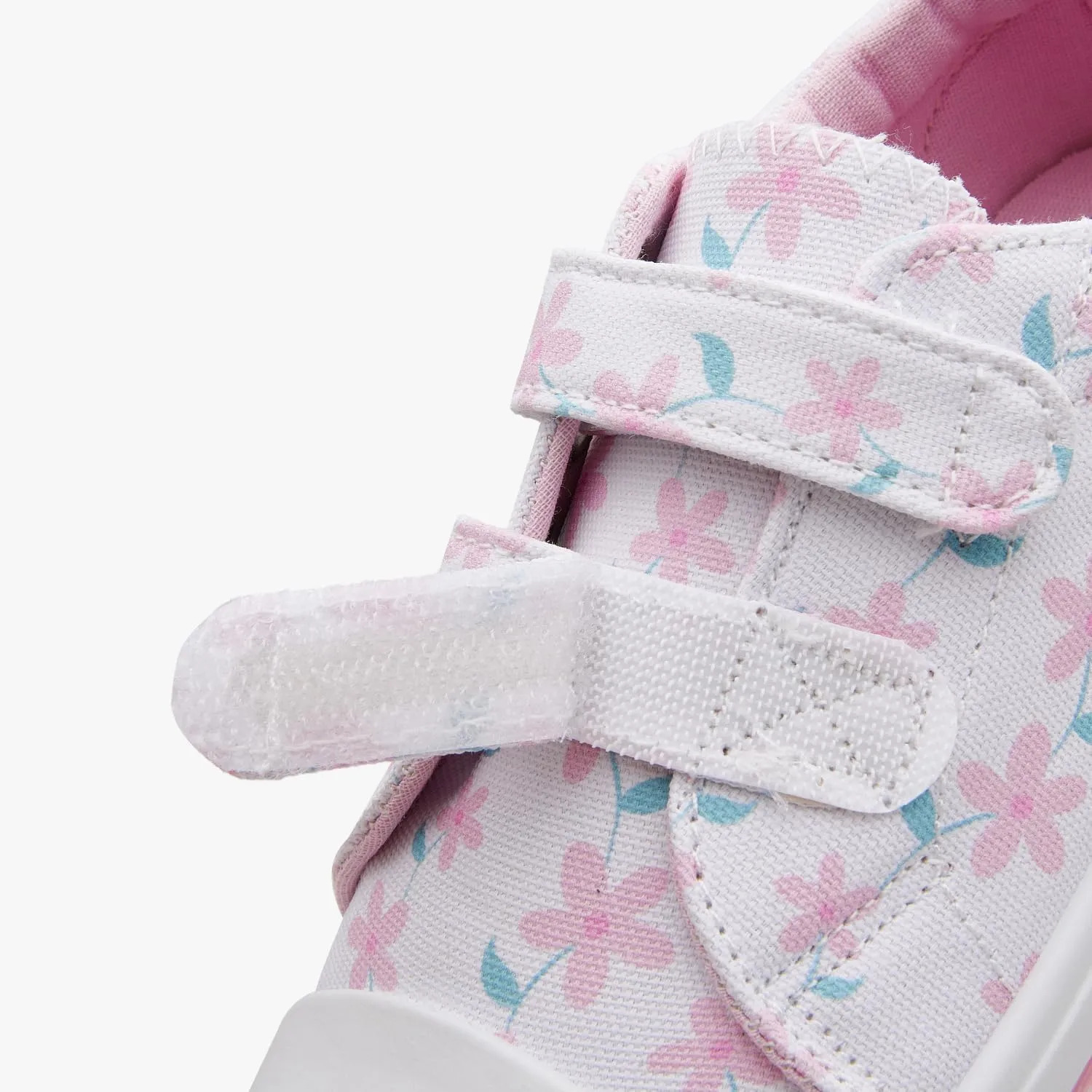 Toddler Canvas Shoes Boys and Girls Sneakers Hook and Loop Straps