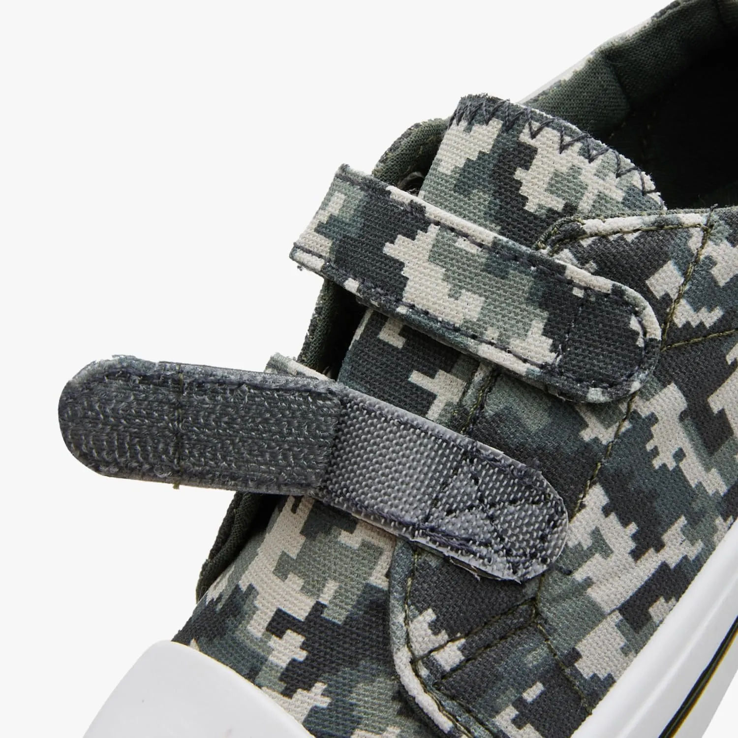 Toddler Canvas Shoes Boys and Girls Sneakers Hook and Loop Straps