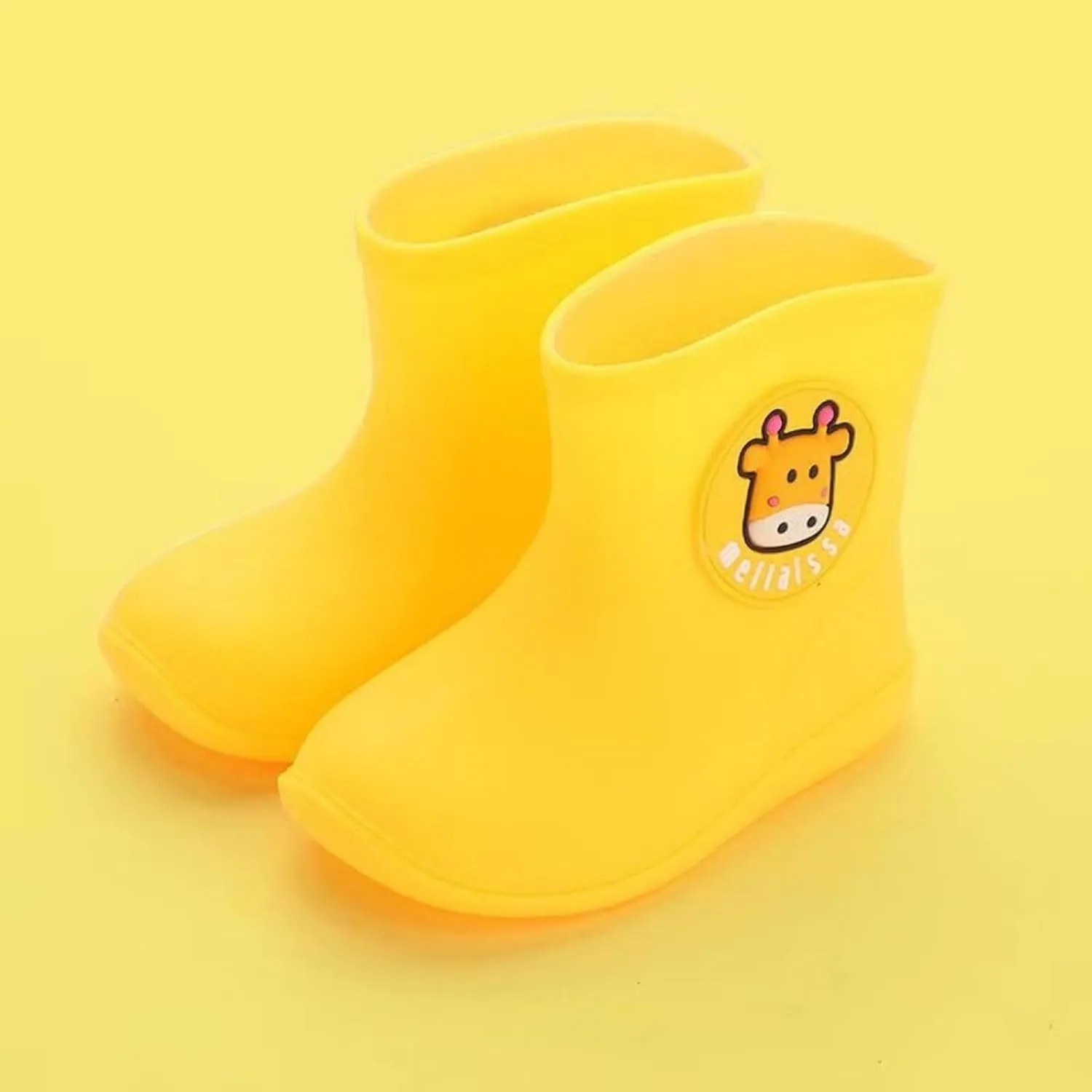 Toddler Rain Boots Baby Easy-On Rain Shoes For Boys And Girls Cartoon Waterproof Slip Kids Rubber Boot Lightweight Outdoor