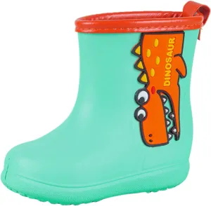 Unisex-Child Rain Boots Boys Girls Cute Short Rain Boots Waterproof Non Slip Garden Boots Toddler Kids Rainboots