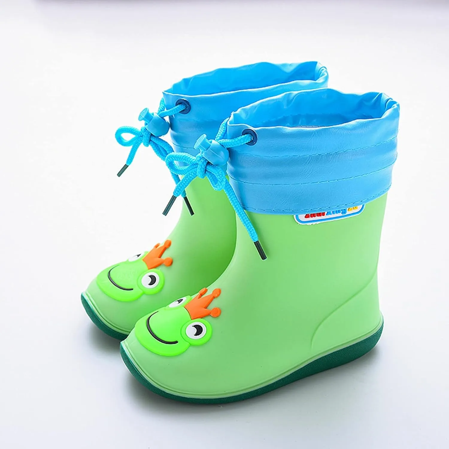 Unisex Kids Print Rain Boots Waterproo Rubber Rain Shoes Toddler Boys Girls Lightweight Rainboots Kids Rain Boots