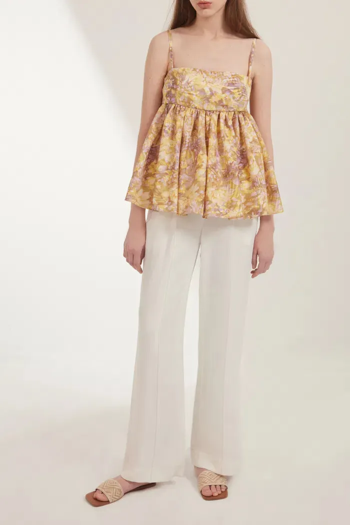 Virilis Floral Embroidered Camisole