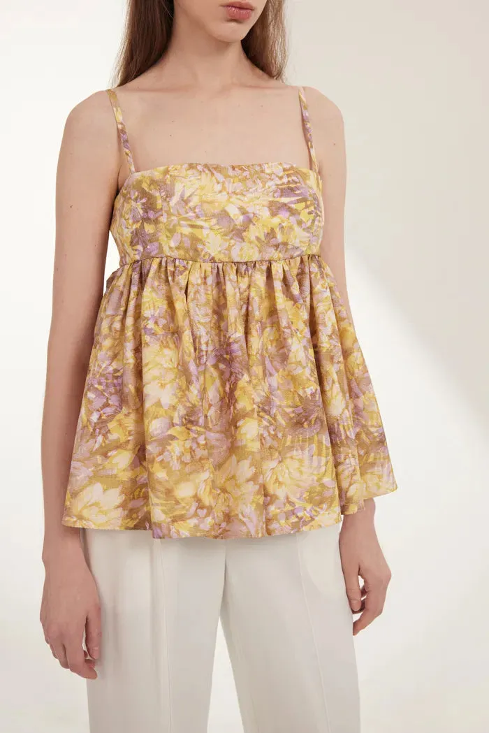 Virilis Floral Embroidered Camisole