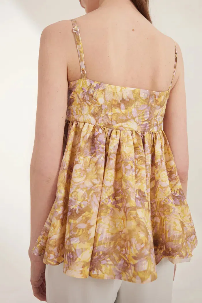 Virilis Floral Embroidered Camisole