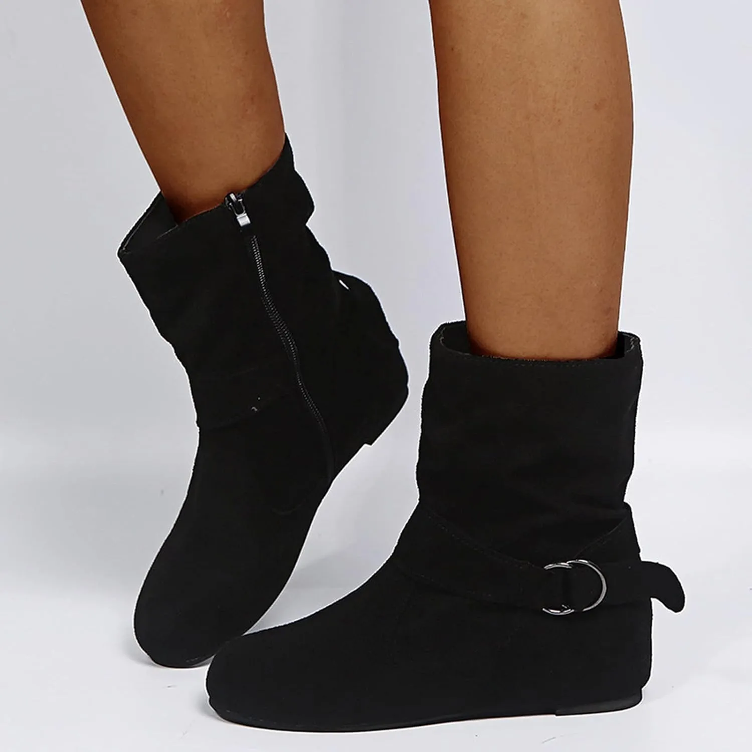 Womens Ankle Boots Bootie Heels for Women High Heel Boots for Women Womens Dressy Dress Ankle Boots Wide Width for Women Low Heel Lace Up Brown Ankle Boots for Women Low Heel Buckle
