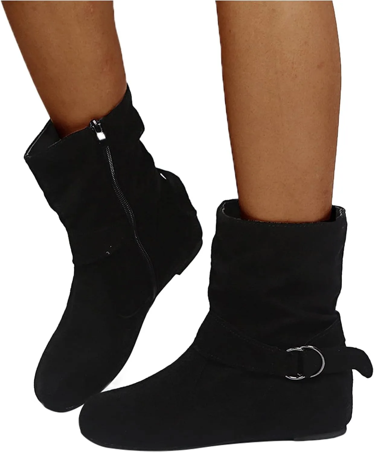 Womens Ankle Boots Bootie Heels for Women High Heel Boots for Women Womens Dressy Dress Ankle Boots Wide Width for Women Low Heel Lace Up Brown Ankle Boots for Women Low Heel Buckle