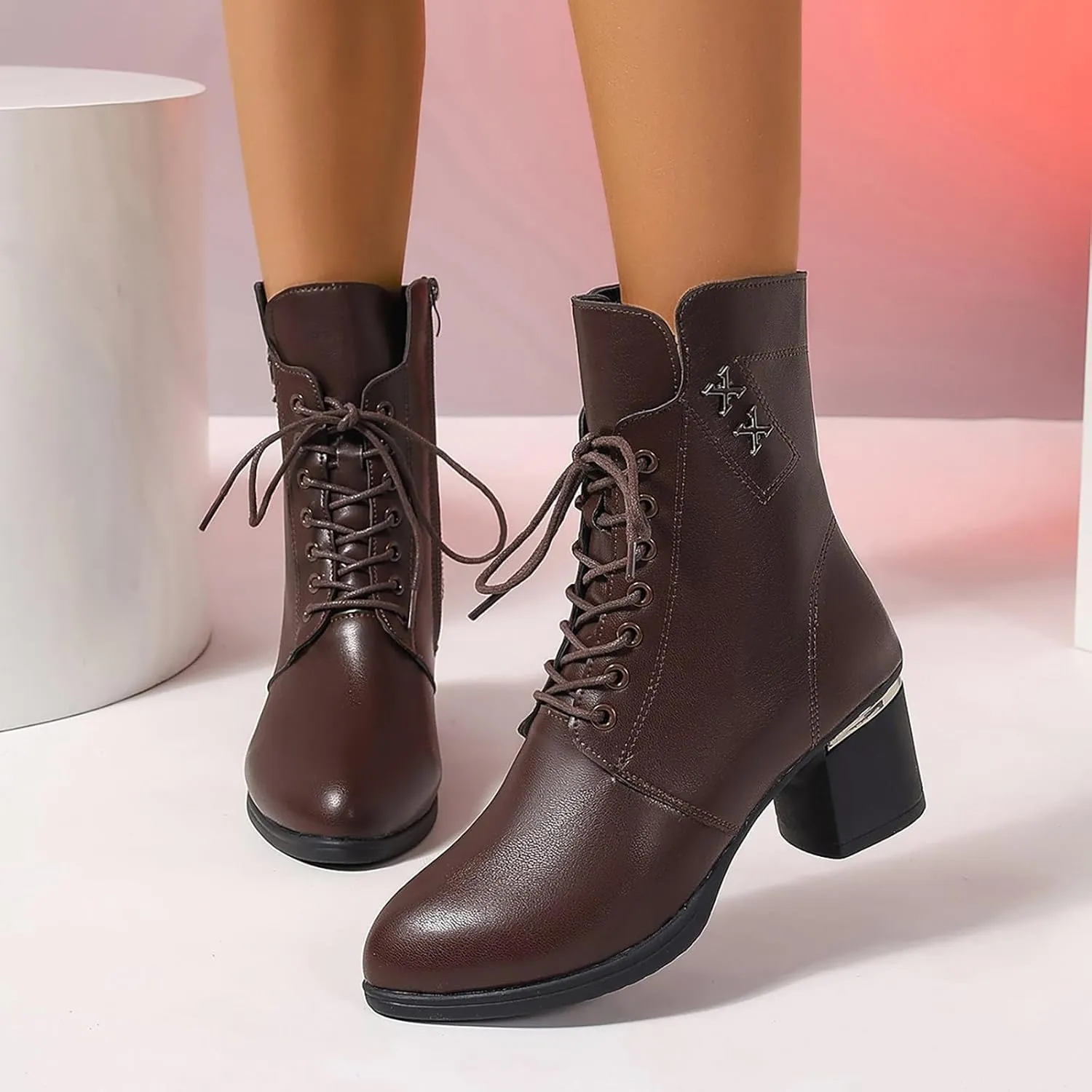 Womens Boots Ankle Ankle Boots for Women Dressy Cute Cowboy Boots for Women Wide Womens Wedge Boots for Women Ankle Booties Wide Width Womens Flat Ankle Booties Black Suede