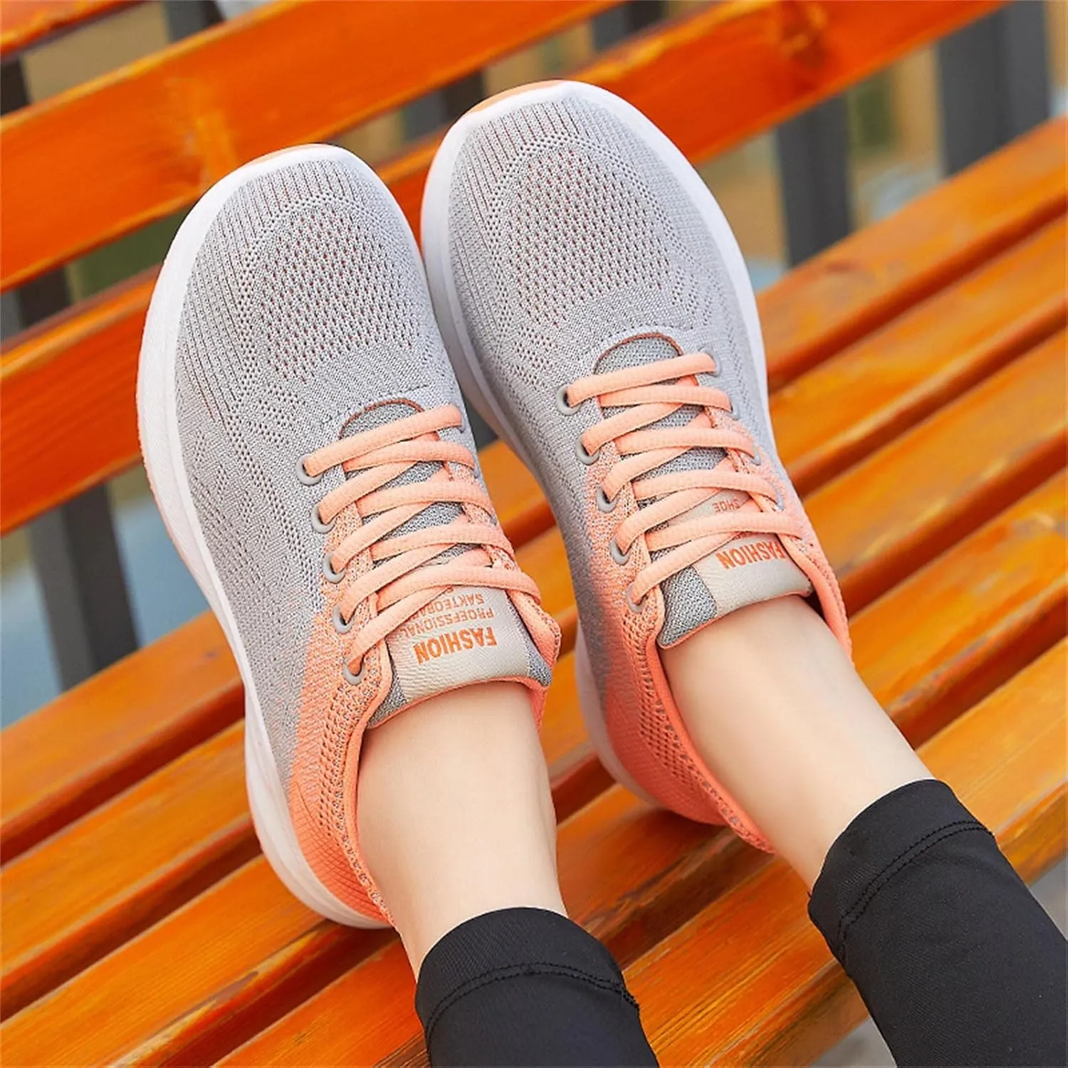 Womens Fashion Platform Sneakers 2023 Zapatos Negros para Mujer De Tacon Shoes for Women Sneakers Trendy Black White Sneakers Slip Ons for Women Platform Zapatos Comodos para Mujer De Vestir Anchos