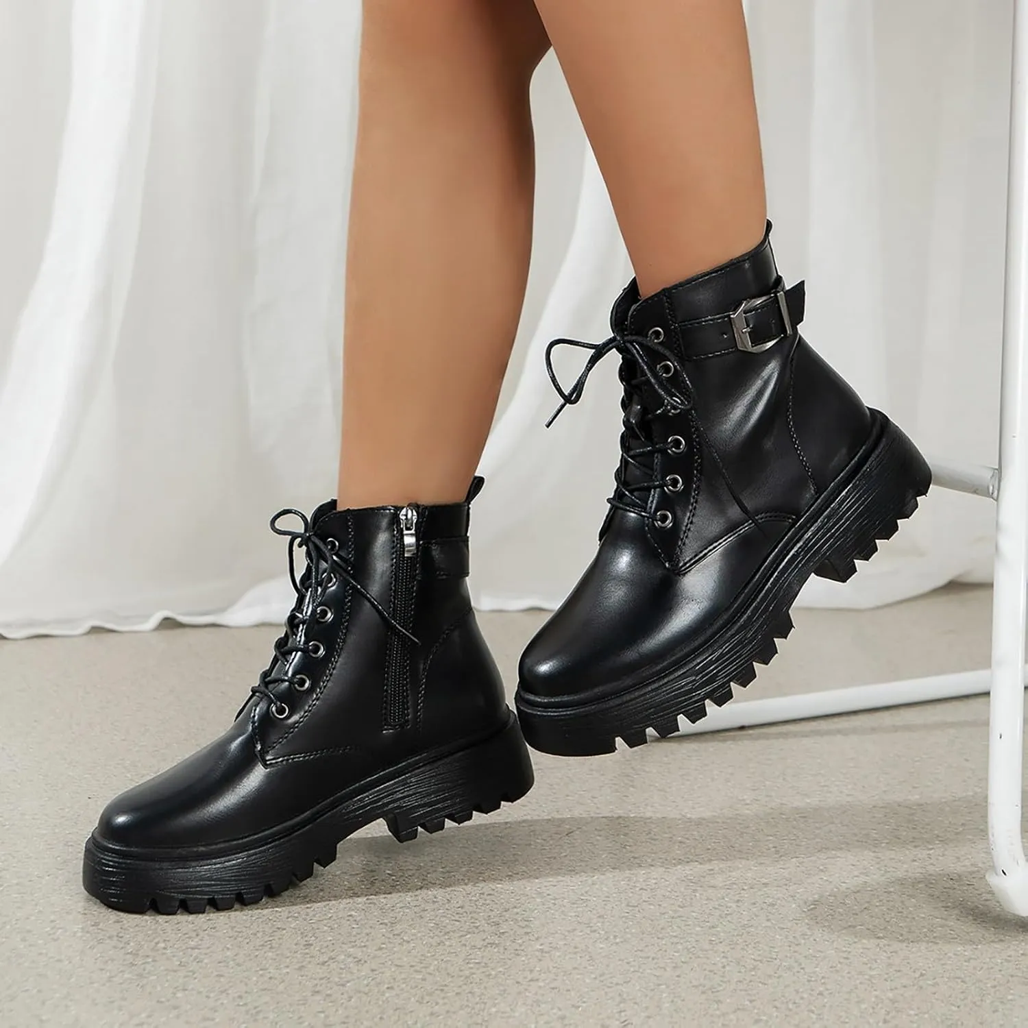 Womens Lace Up Ankle Boots Ankle Boots for Women Dressy Platform Boots Women Grey Suede Boots for Women Womens Ankle Boots Low Heel 6.5 Ankle Booties for Women with Heel
