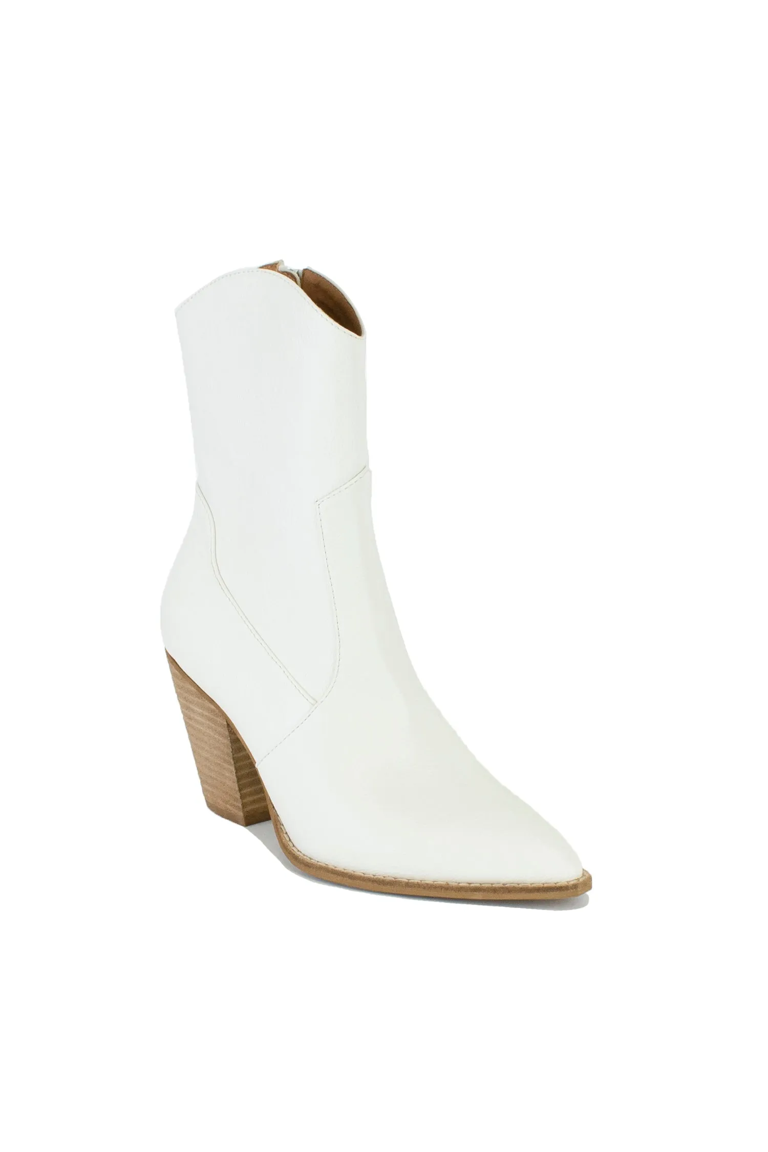 Women’s Western Block Heel Ankle Boots – AUTUMN-06