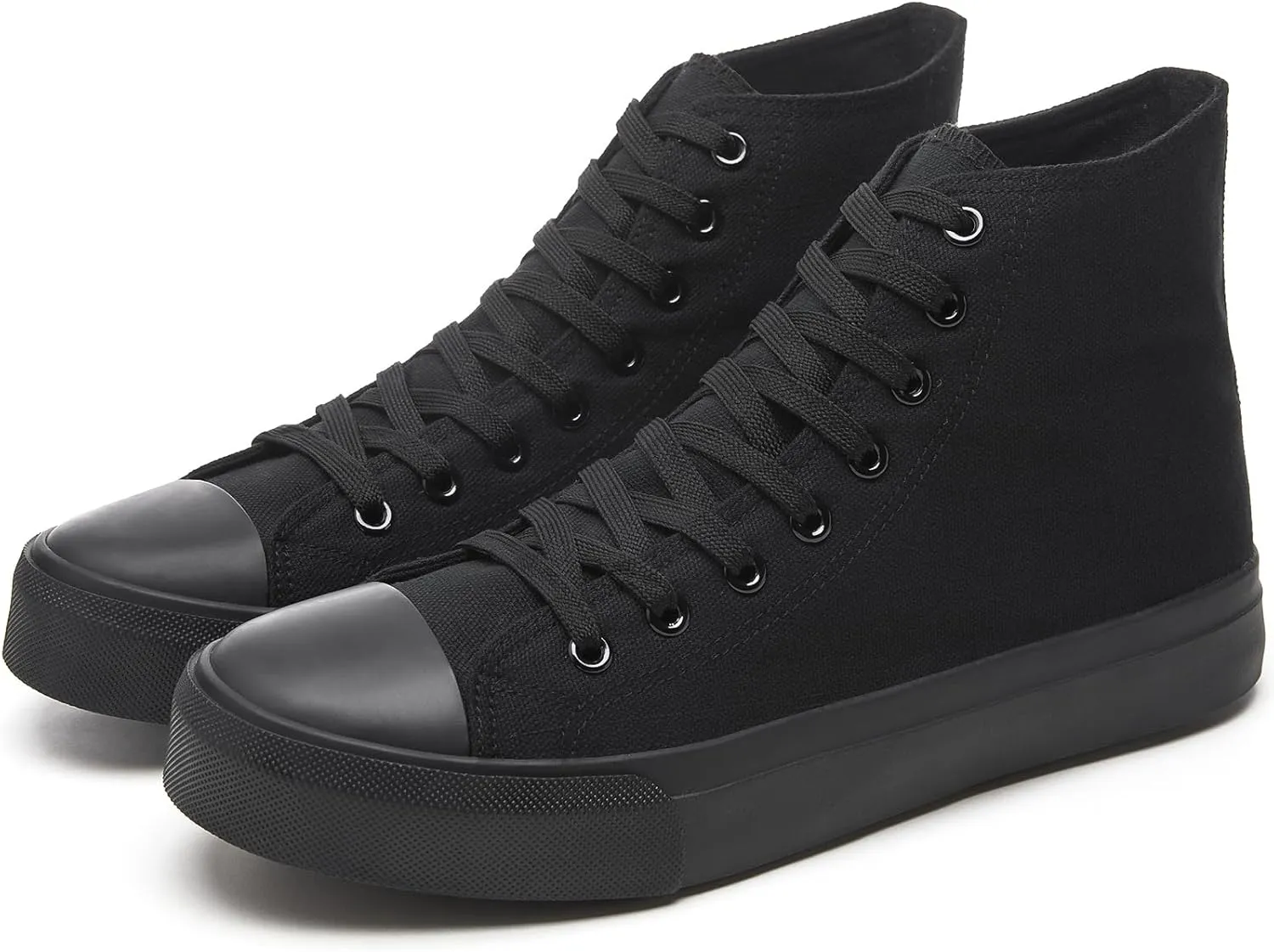 yageyan Men??s High Top Canvas Sneakers Fashion Lace up Walking Shoes Casual Classic